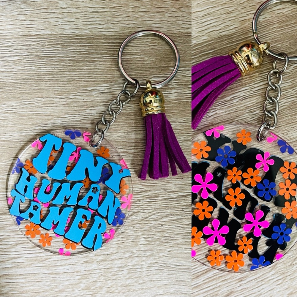 Tiny Human Tamer Keychain